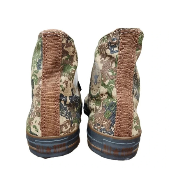 Converse Gas Mask Camo High Top Sneakers , Men's 9, Women's 11 NWOT - Picture 3 of 5